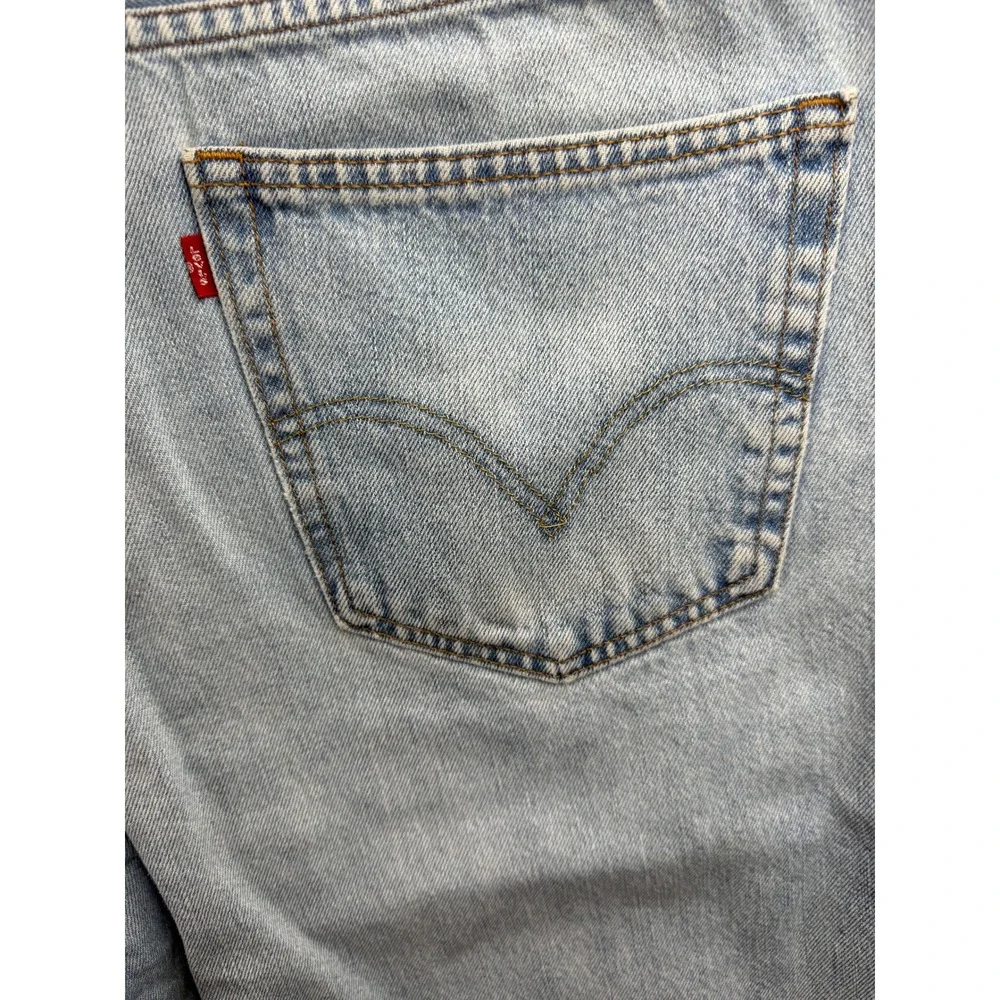 Levi's 550 Vintage Relaxed Fit Jeans Mens Light Wash Distressed 40x32